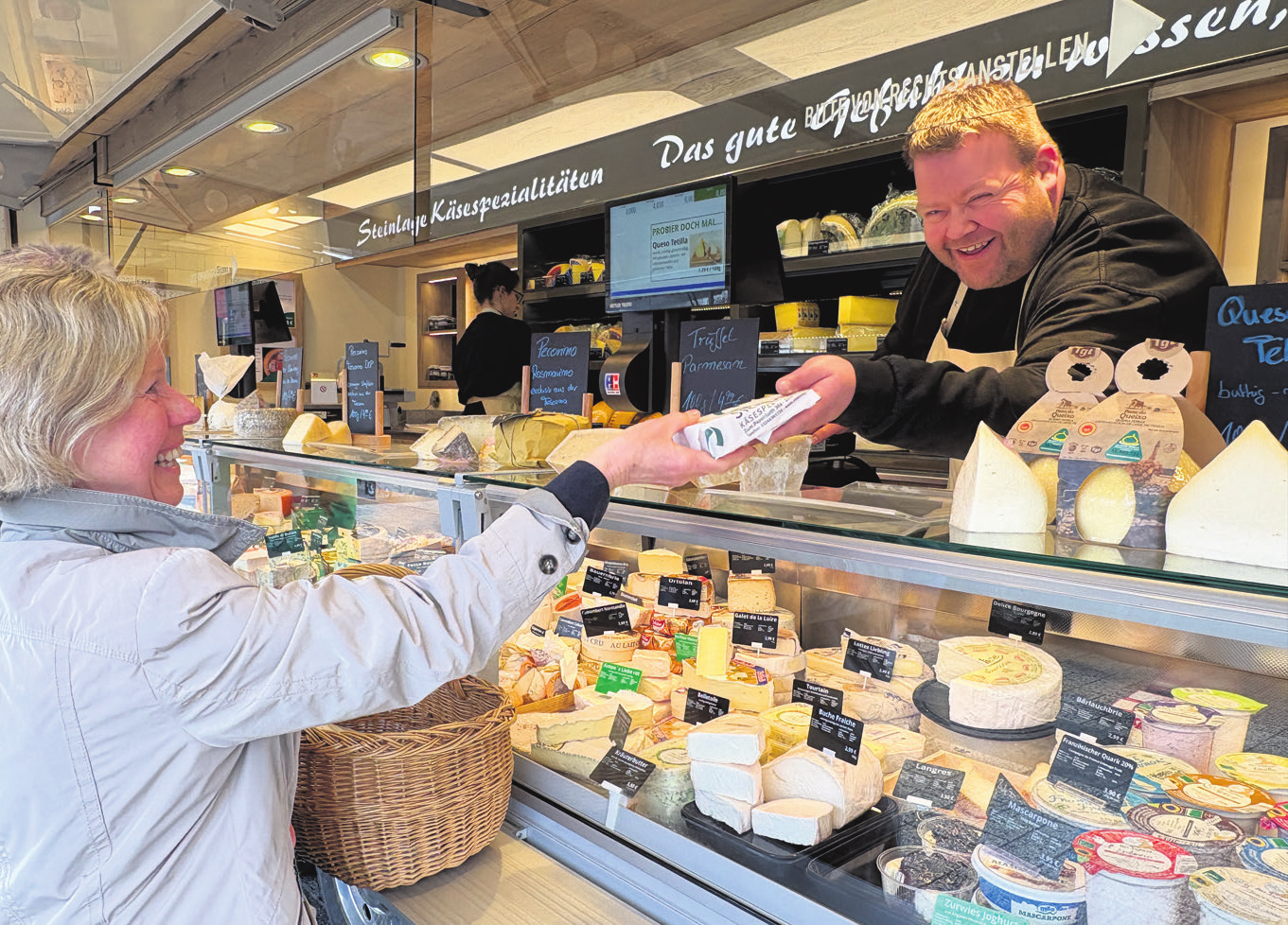 Käse-Kreationen mit Bärlauch und Birne