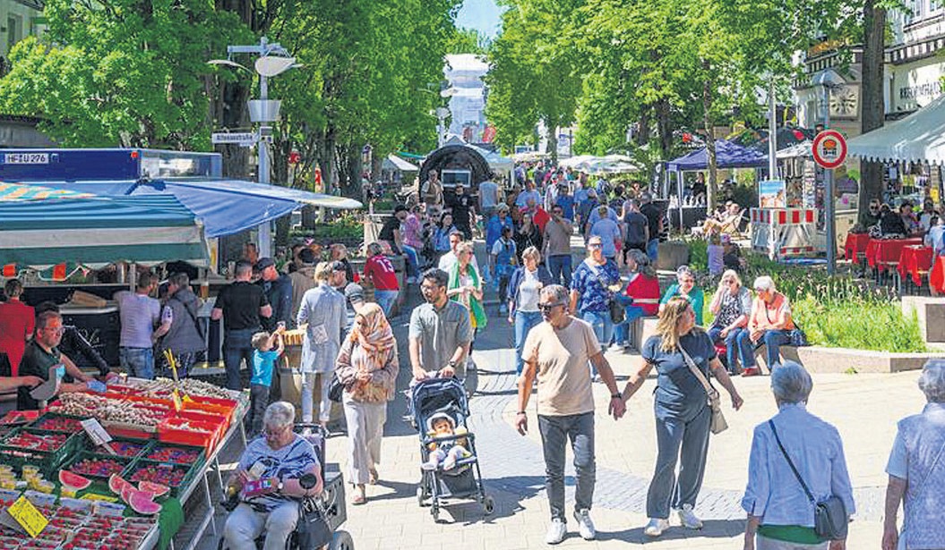 Mai-Markt läutet die warme Jahreszeit in Bad Pyrmont ein